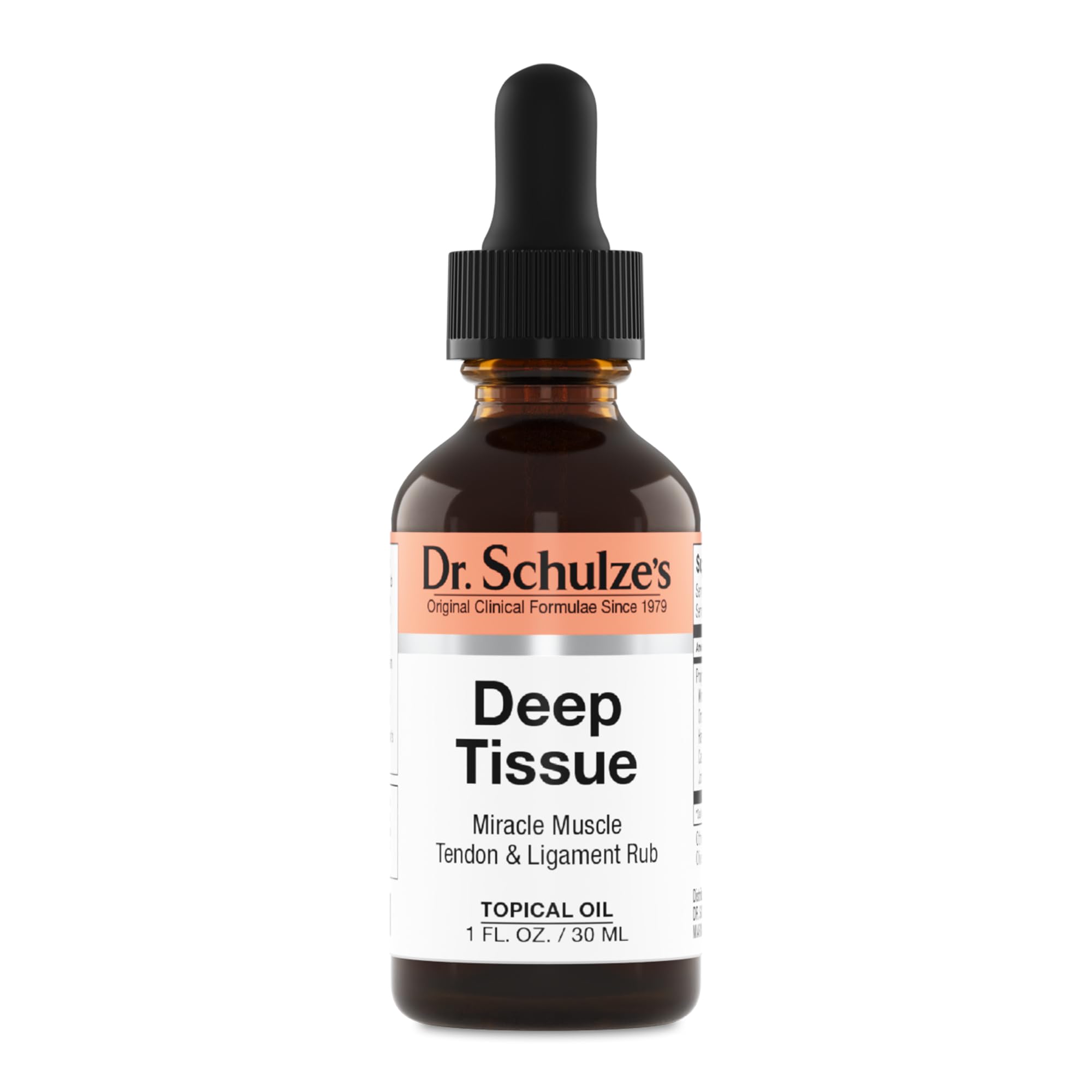 Dr. Schulze's Deep Tissue Oil bottle - hero image