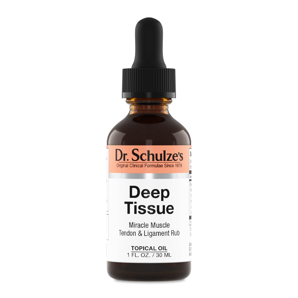 Dr. Schulze's Deep Tissue Oil bottle - hero image