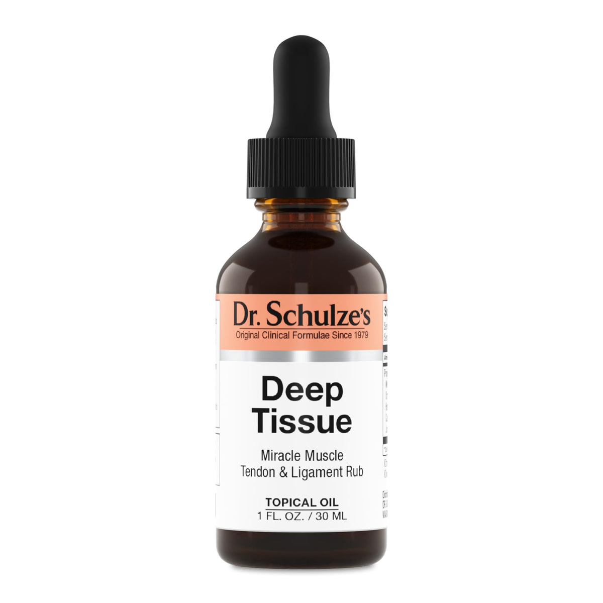 Dr. Schulze's Deep Tissue Oil bottle - hero image