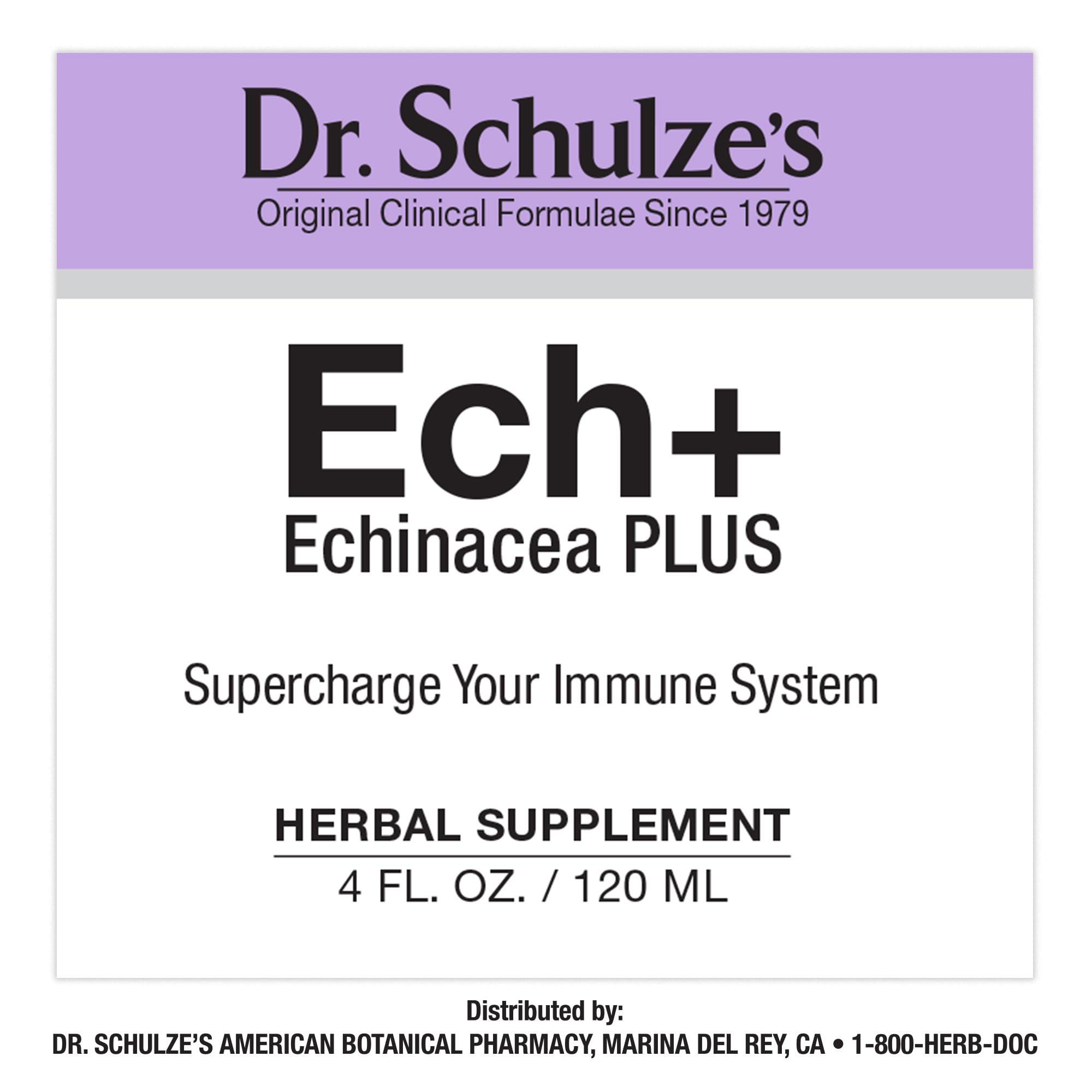 4 oz bottle of Echinacea Plus
