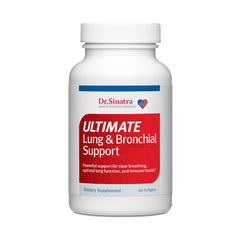 Dr. Sinatra Ultimate Lung & Bronchial Support bottle displaying label (60 capsules)