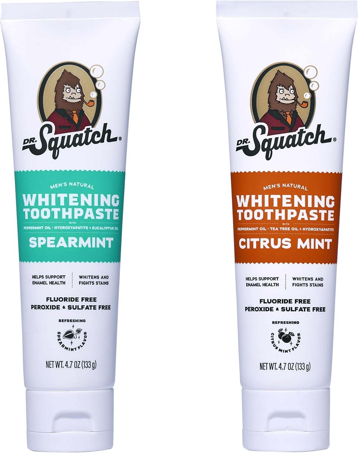 Dr. Squatch Day and Night Fluoride-Free Toothpaste Kit packaging