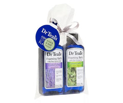 Dr Teal's Eucalyptus Spearmint Foam Bath for refreshing cleansing.