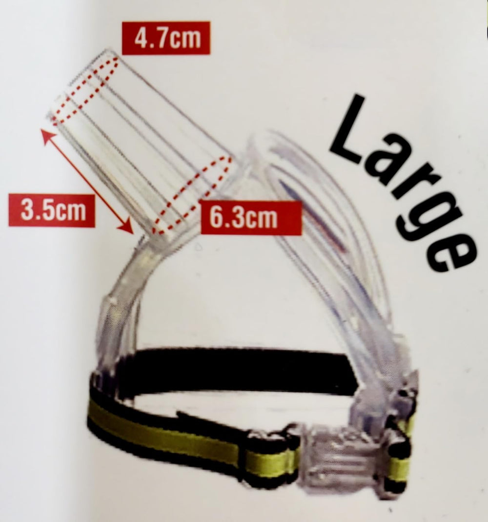 Child wearing the guard during daily activities