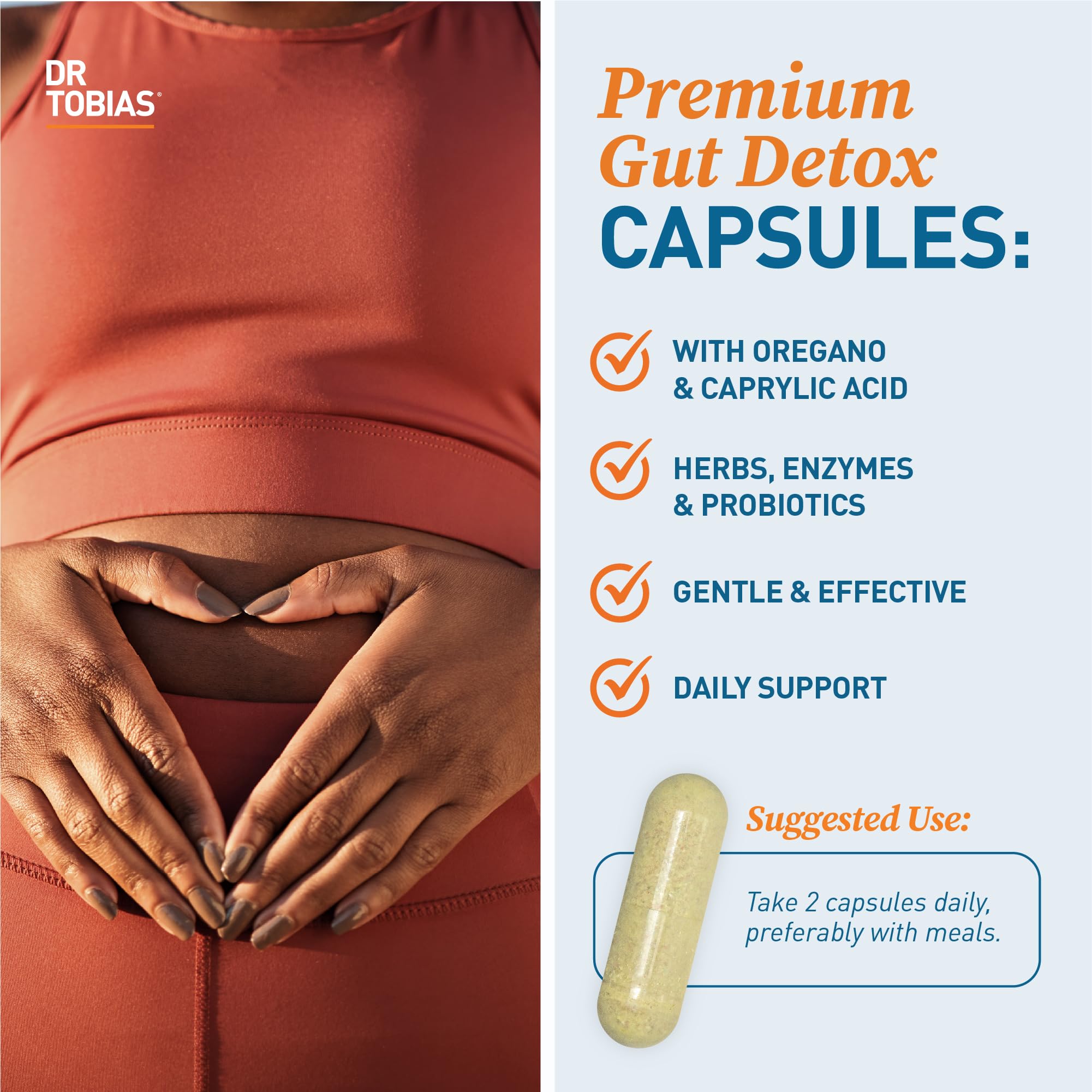 Nutrition facts for Dr. Tobias Candida Support