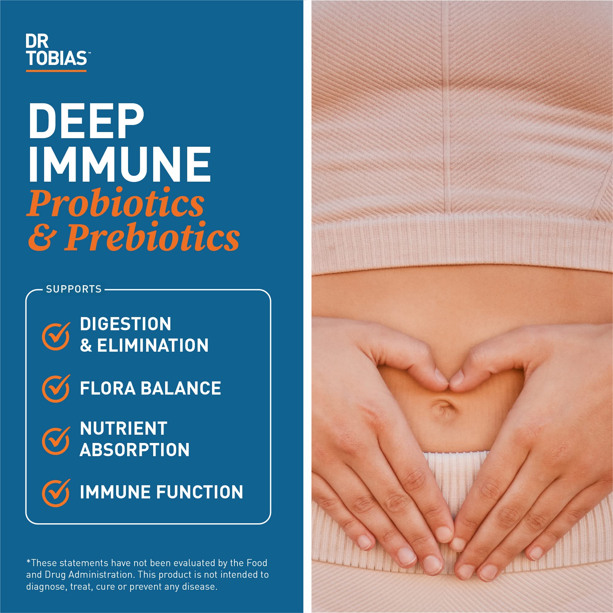 Capsules of Dr. Tobias Deep Immune Probiotics & Prebiotics