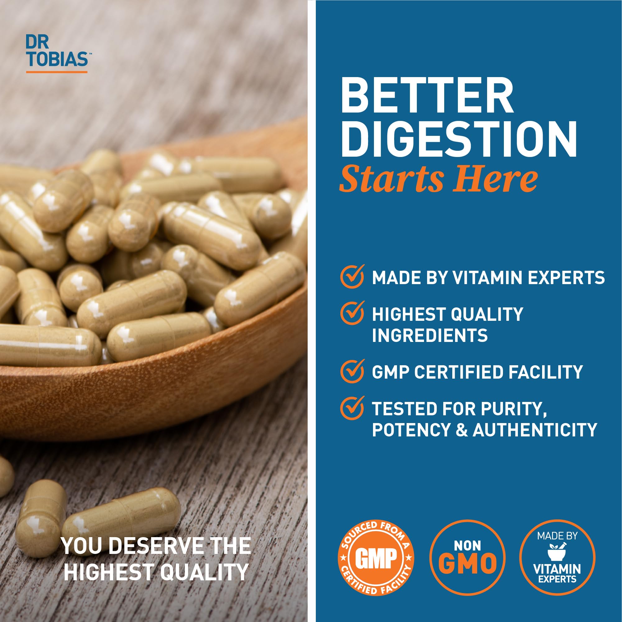 Environmentally friendly packaging for Dr. Tobias products