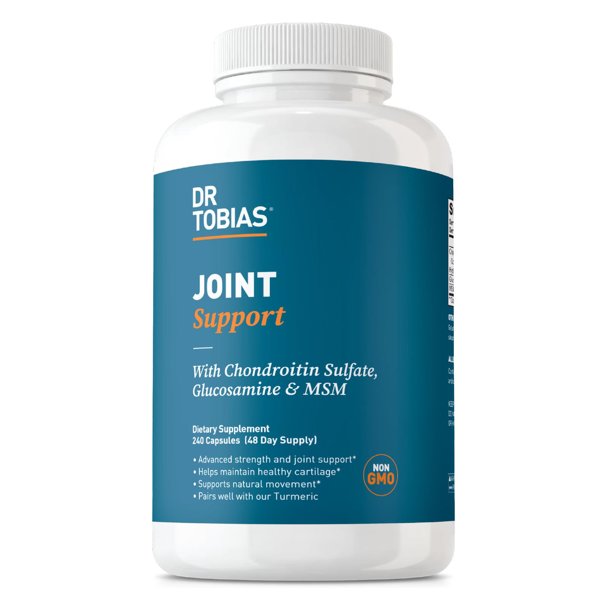 Dr. Tobias Joint Support bottle with 240 capsules