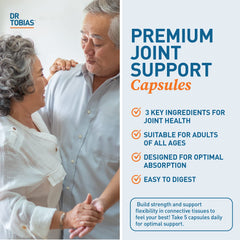 Capsules inside a bottle representing joint health
