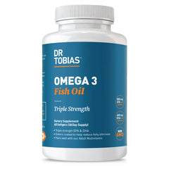 Dr. Tobias Omega-3 Fish Oil 2000mg triple-strength bottle main image