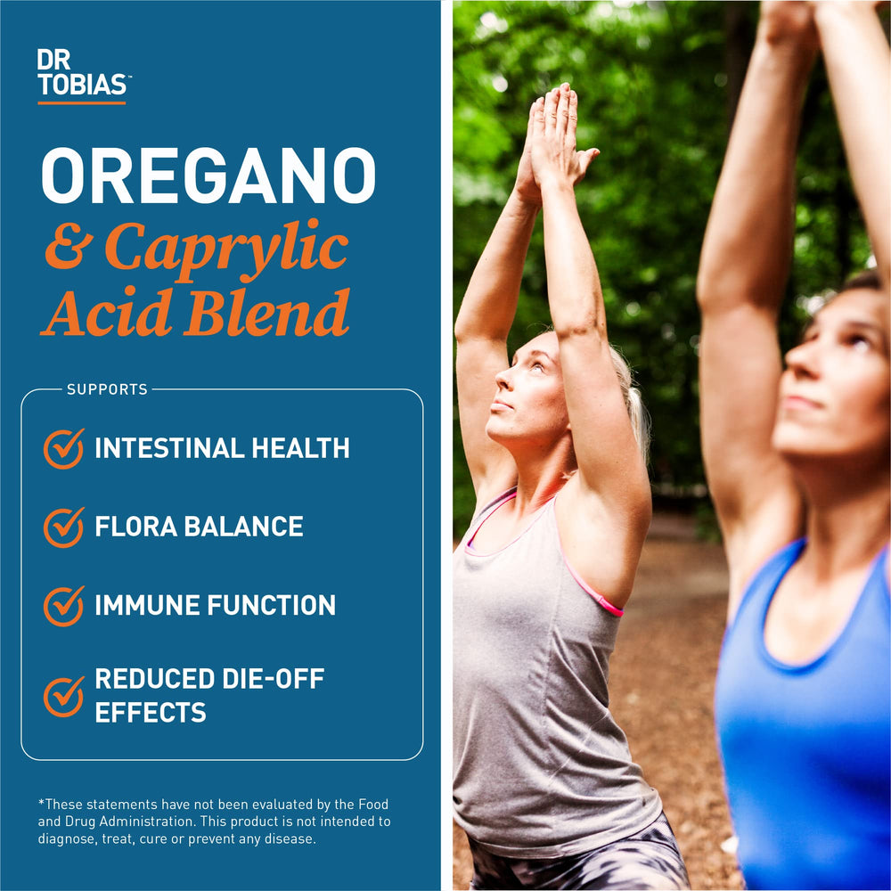 Dr. Tobias label highlights non-GMO quality and USA-made production.