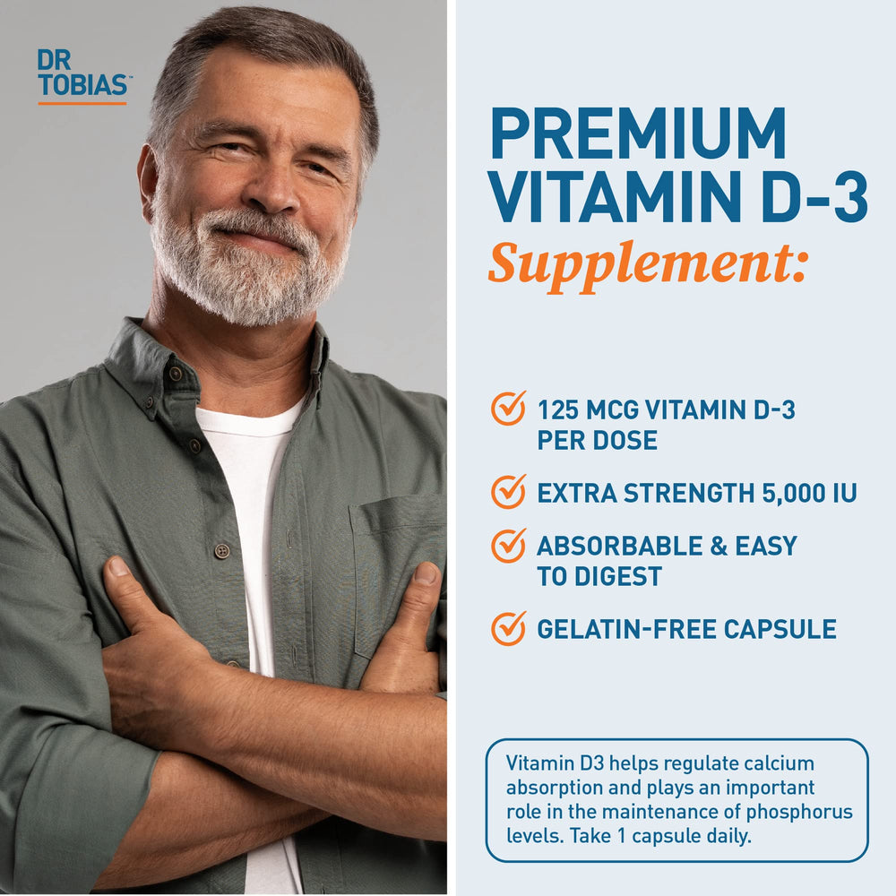 Non-GMO Vitamin D3 5000 IU supplement