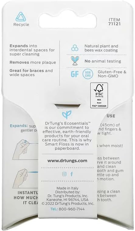 Open case of 6 Dr. Tungs Smart Floss 30 yards