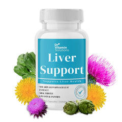DR Vitamin Solutions Liver Cleanse bottle on white background