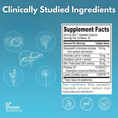 Close-up of 30 vegan capsules in bottle
