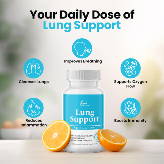 Close-up of lung detox ingredients