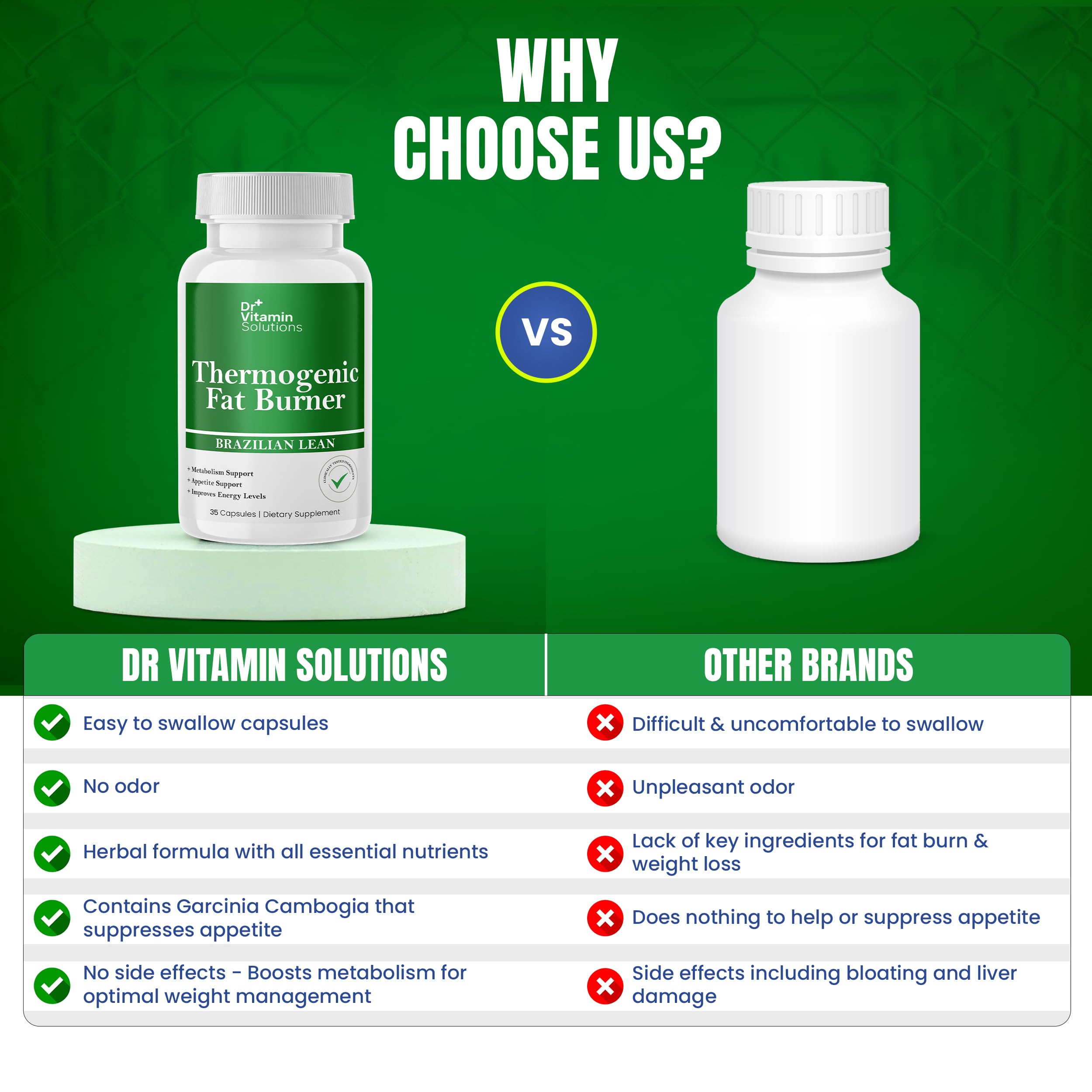 Gluten-free, easy-to-swallow capsules