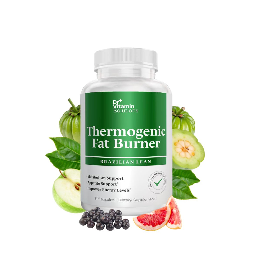DR Vitamin Solutions Thermogenic Fat Burner bottle on white background
