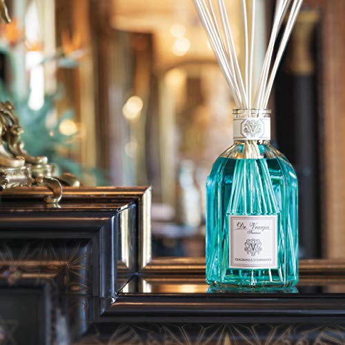 Dr. Vranjes Acqua Crystal reeds in use delivering steady room fragrance.