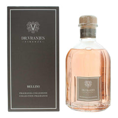 Dr. Vranjes Bellini diffuser bottle emits peachy aroma for elegant home ambiance