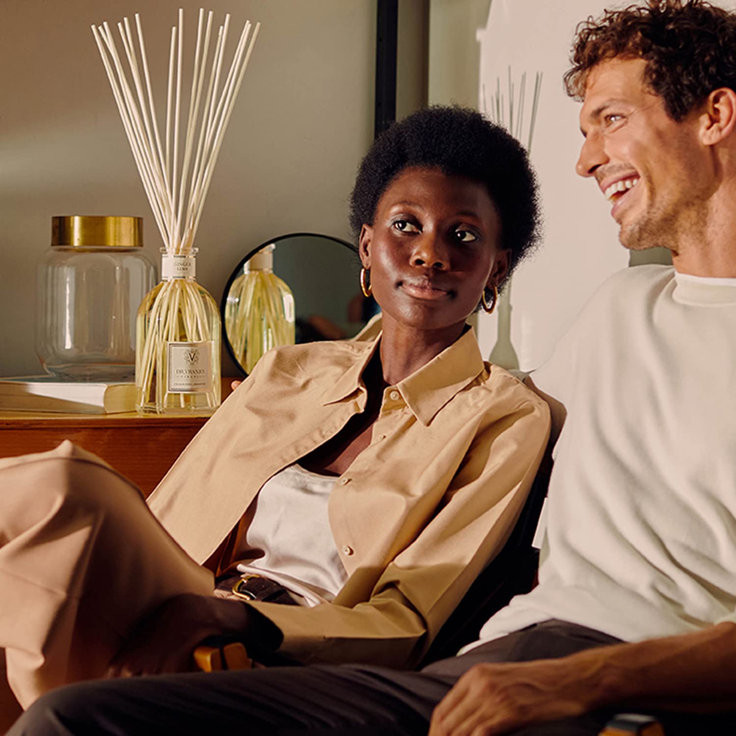 Dr. Vranjes Ginger and Lime bottle closeup highlights 500 ml capacity.