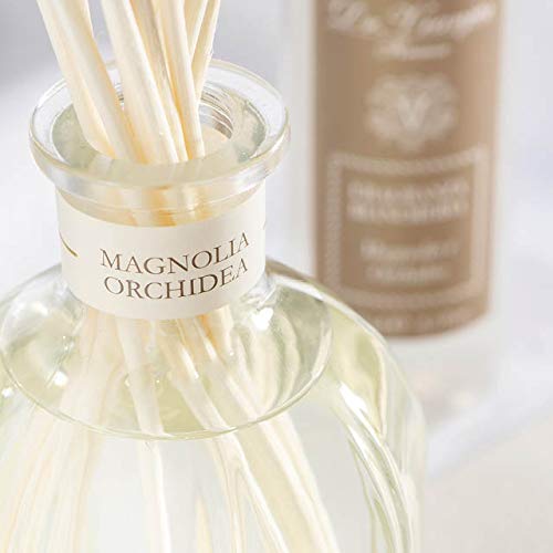 Dr. Vranjes Magnolia Orchidea diffuser shown in a living room demonstrates versatile home use.