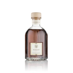 Dr. Vranjes Melograno diffuser bottle enhances living spaces with warm, elegant notes.