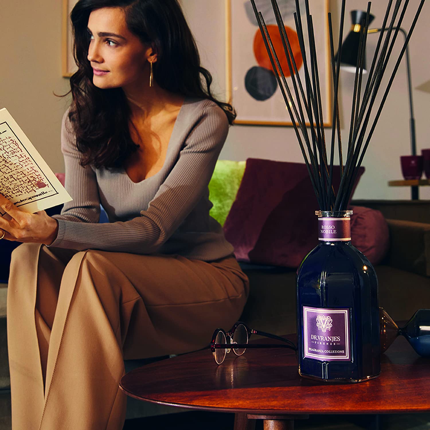 Dr Vranjes Rosso Nobile set demonstrates long lasting fragrance diffusion in homes