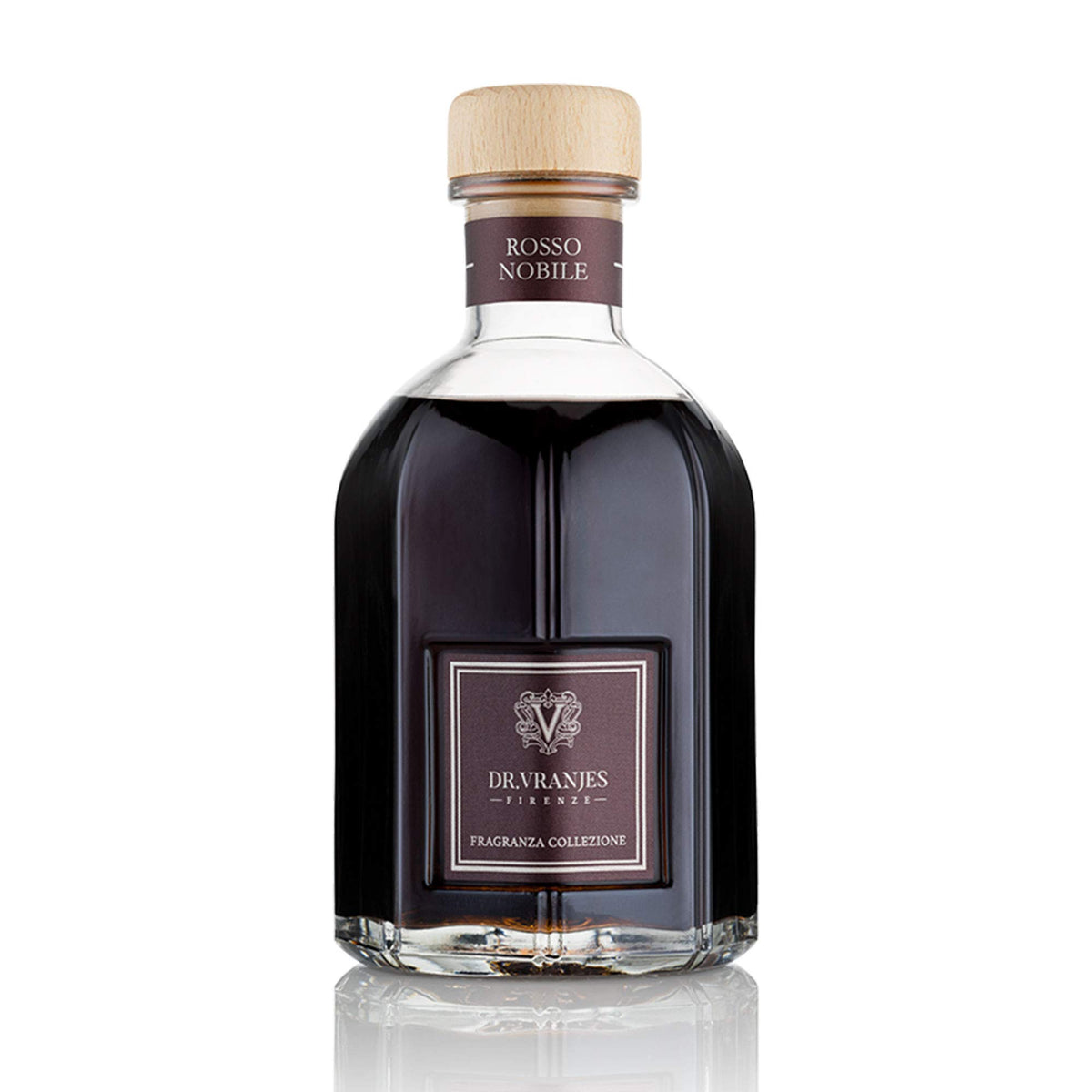 Dr Vranjes Rosso Nobile diffuser bottle enhances ambiance with wine inspired notes