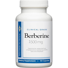Dr. Whitaker Berberine Clinical Grade 1500 mg bottle for daily use and healthy lipid levels.