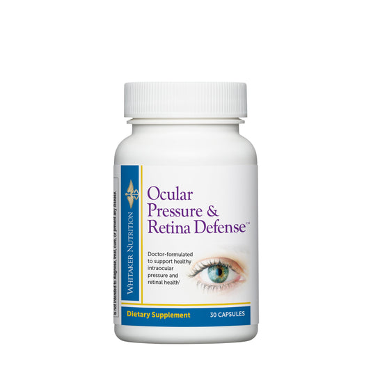 Dr. Whitaker Ocular Pressure & Retina Defense bottle on white background