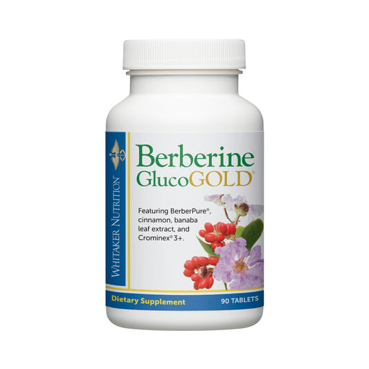Dr. Whitaker's Berberine GlucoGold 90-tablet bottle