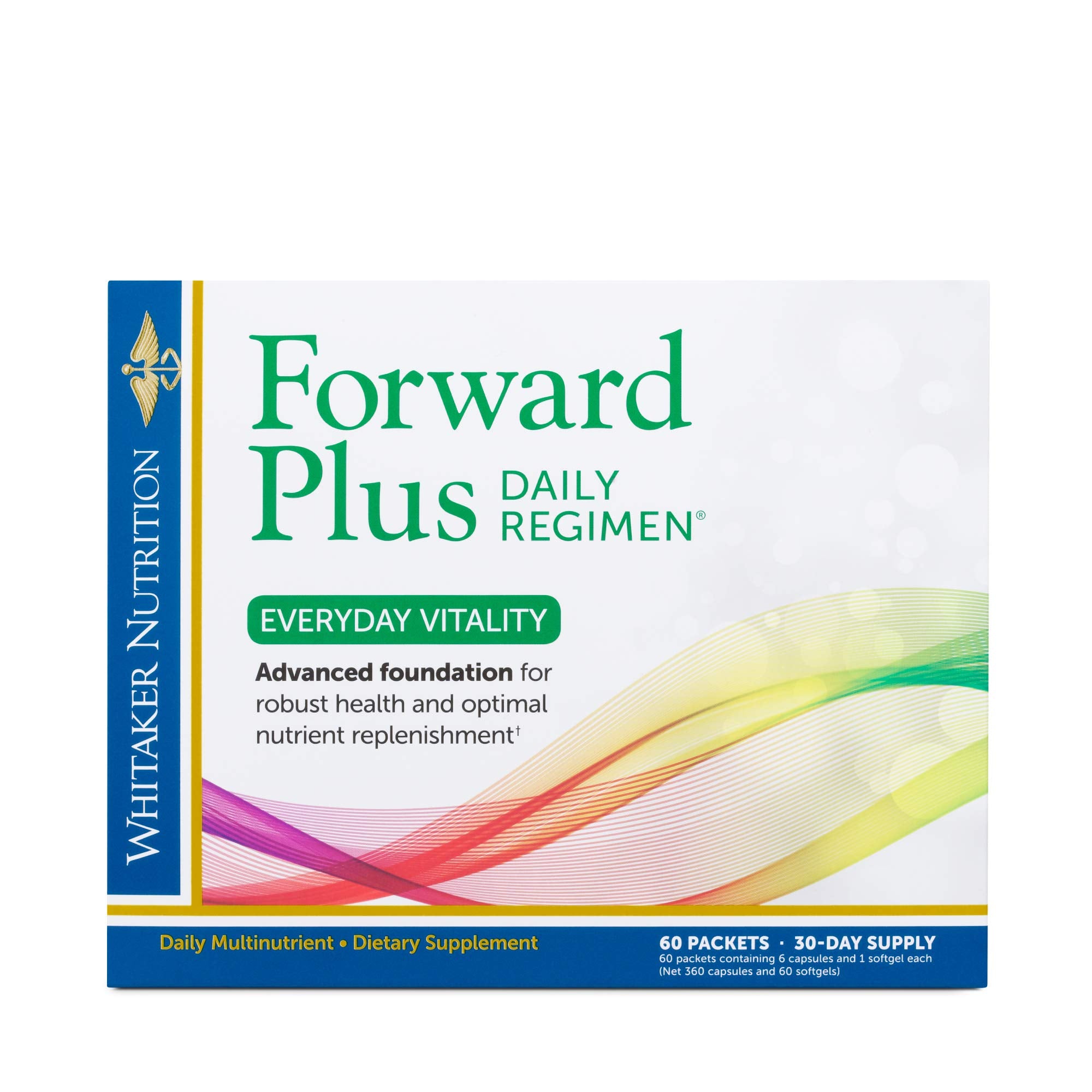 Front of Dr. Whitaker's Forward Plus Daily Regimen 60-packet box