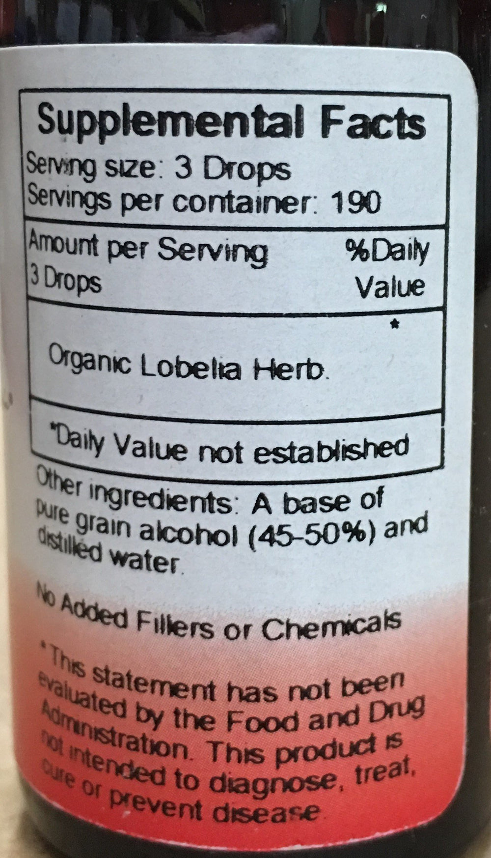 Dr Christopher's Lobelia Alcohol Extract packaging and bottle