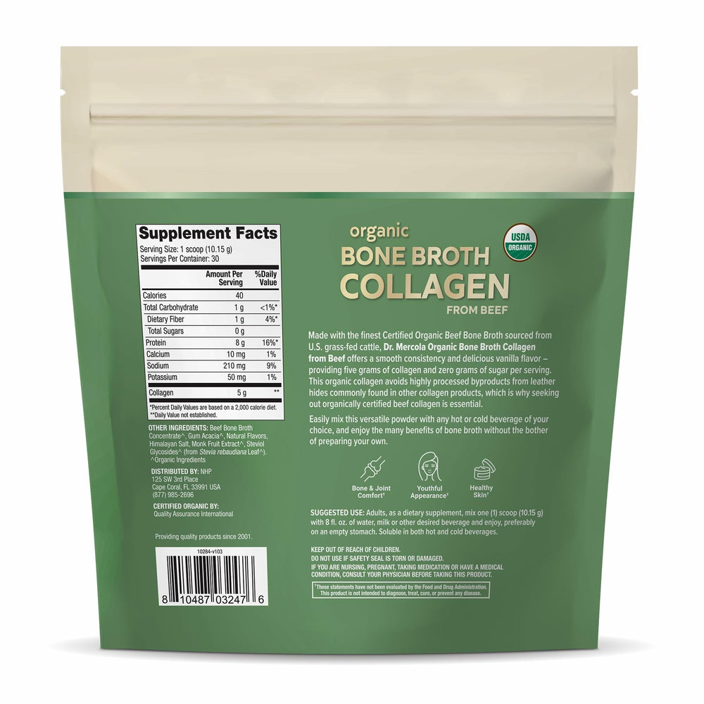 Product label highlighting USDA Organic and non-GMO certification