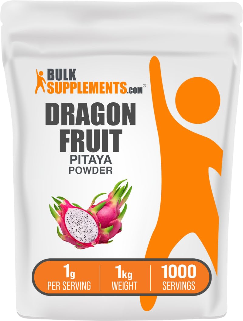 Dragon Fruit Extract 1kg – 1g serving, BulkSupplements.com