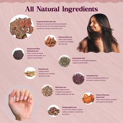 Hair and nails health concept image