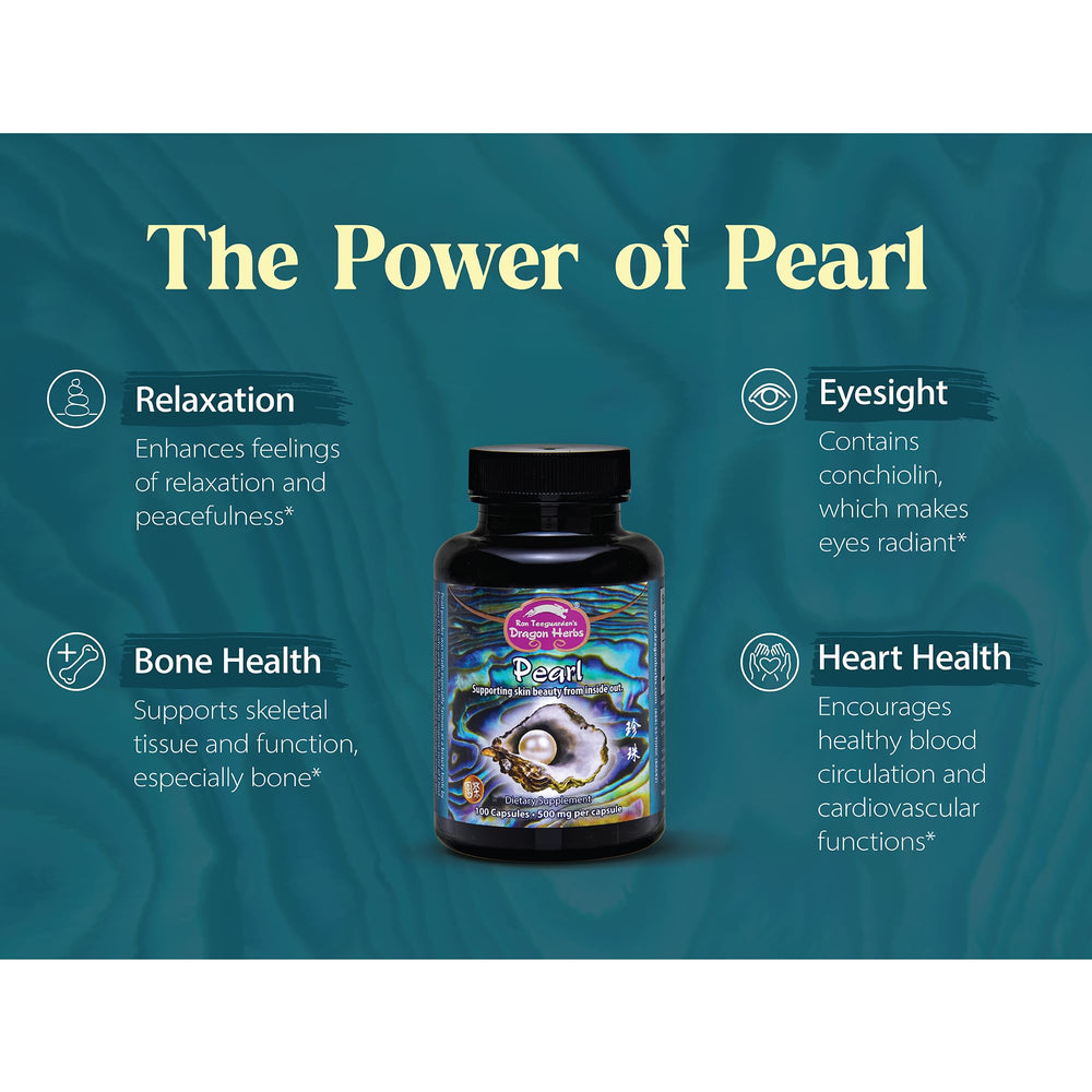 Opened capsule with pearl powder spilling