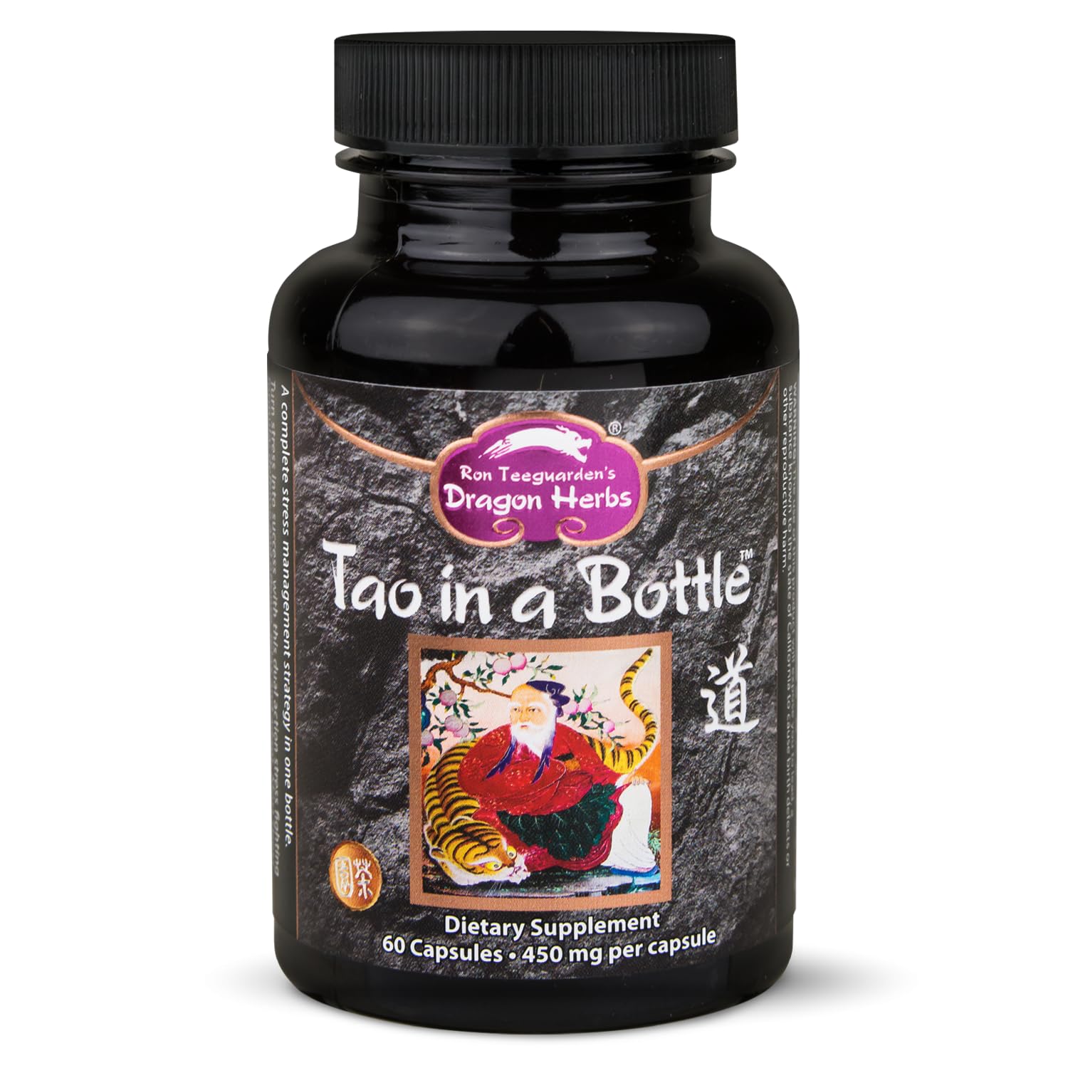 Hero shot of Dragon Herbs Tao in a Bottle capsules