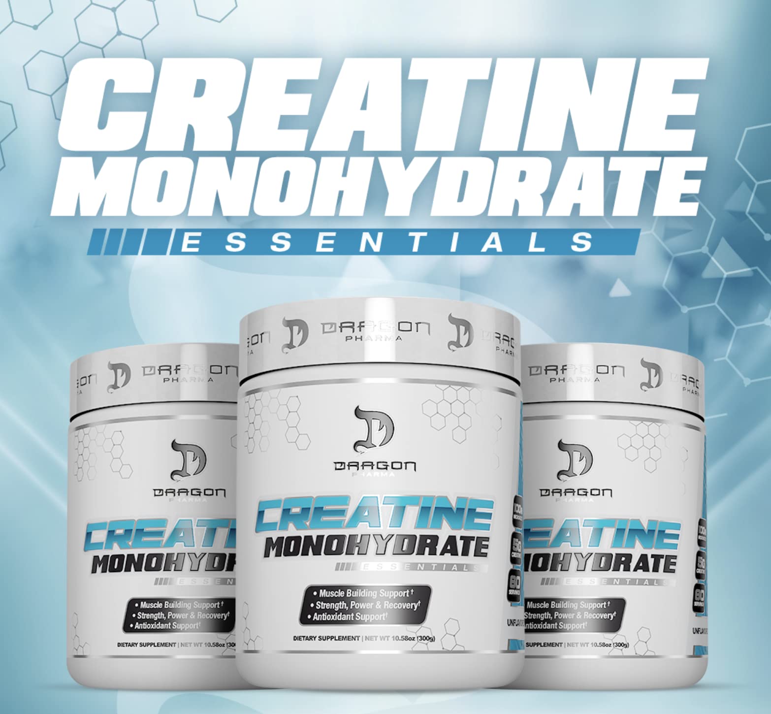 Shaker cup with Creatine Monohydrate mixed