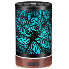 Dragonfly essential oils diffuser with seven color LED lights