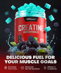 Ingredients panel highlighting ultra-pure creatine monohydrate