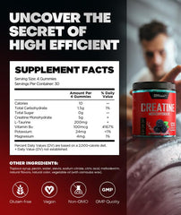 Dralot Creatine Gummies on-the-go design for quick daily support.