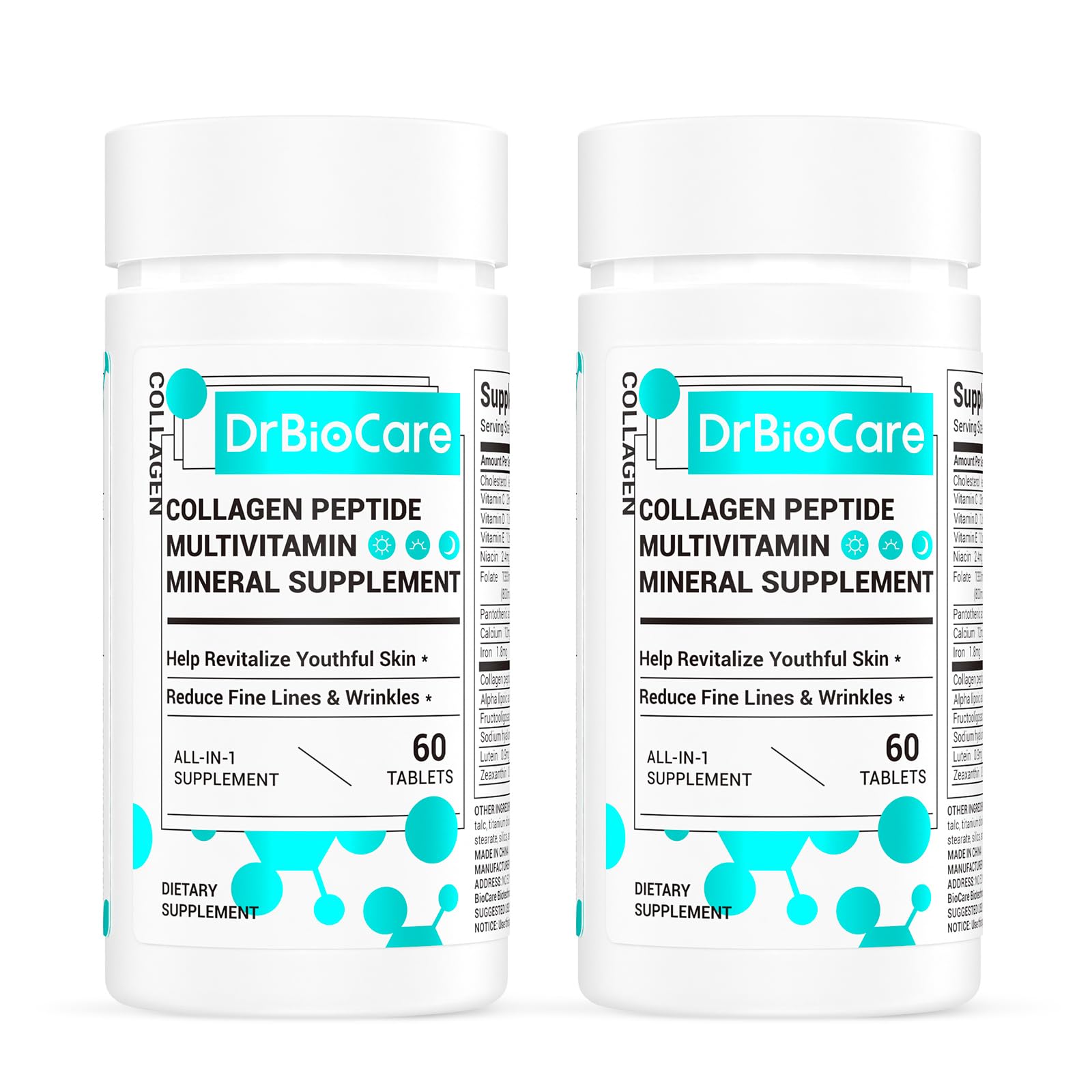 DrBioCare Collagen Peptides for Women – 120 tablets packshot