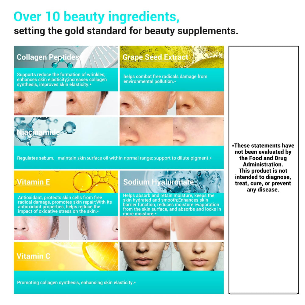 Label highlighting Vitamin D3, Probiotics, Vitamin B Complex and Vitamin E