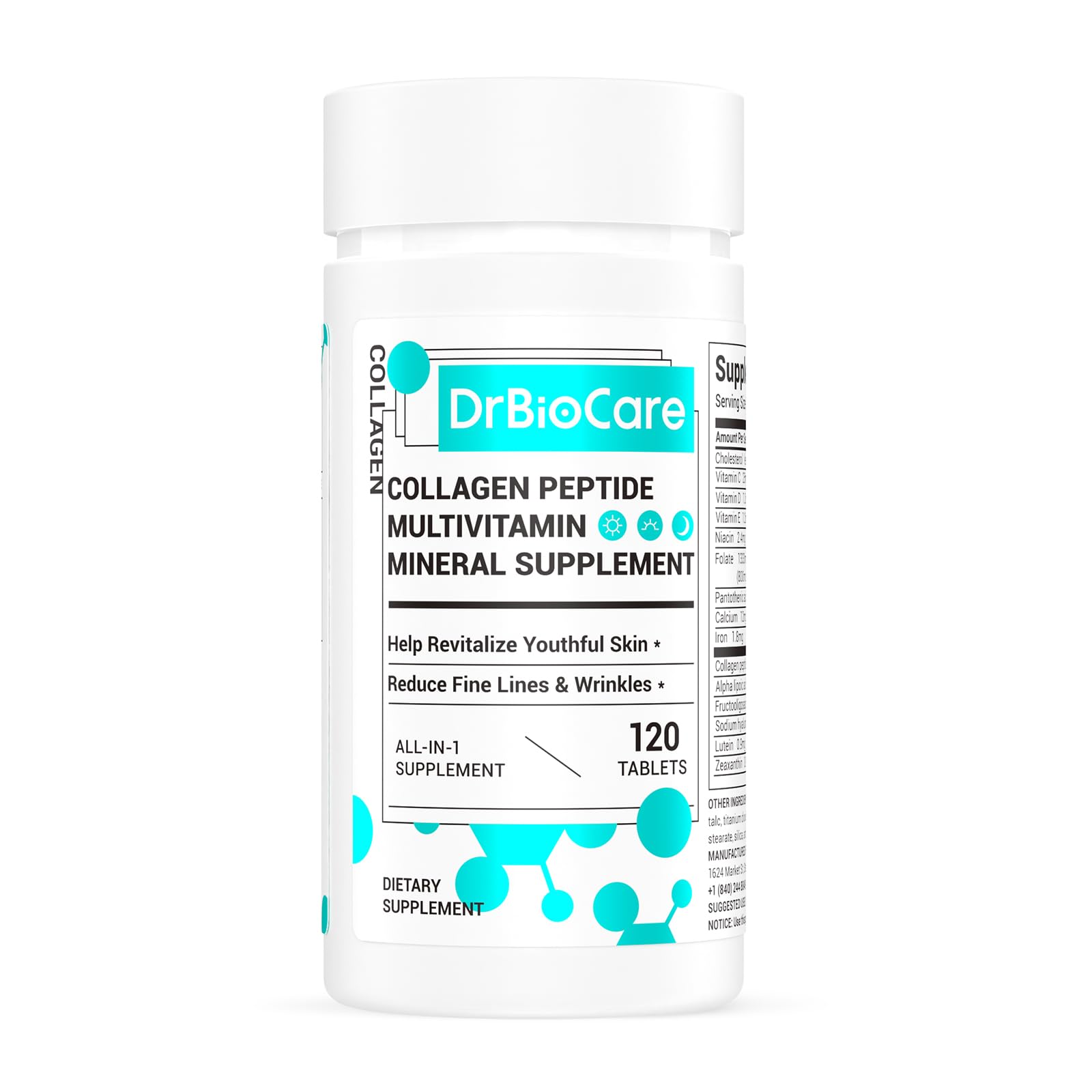 DrBioCare Collagen Peptides for Women bottle label