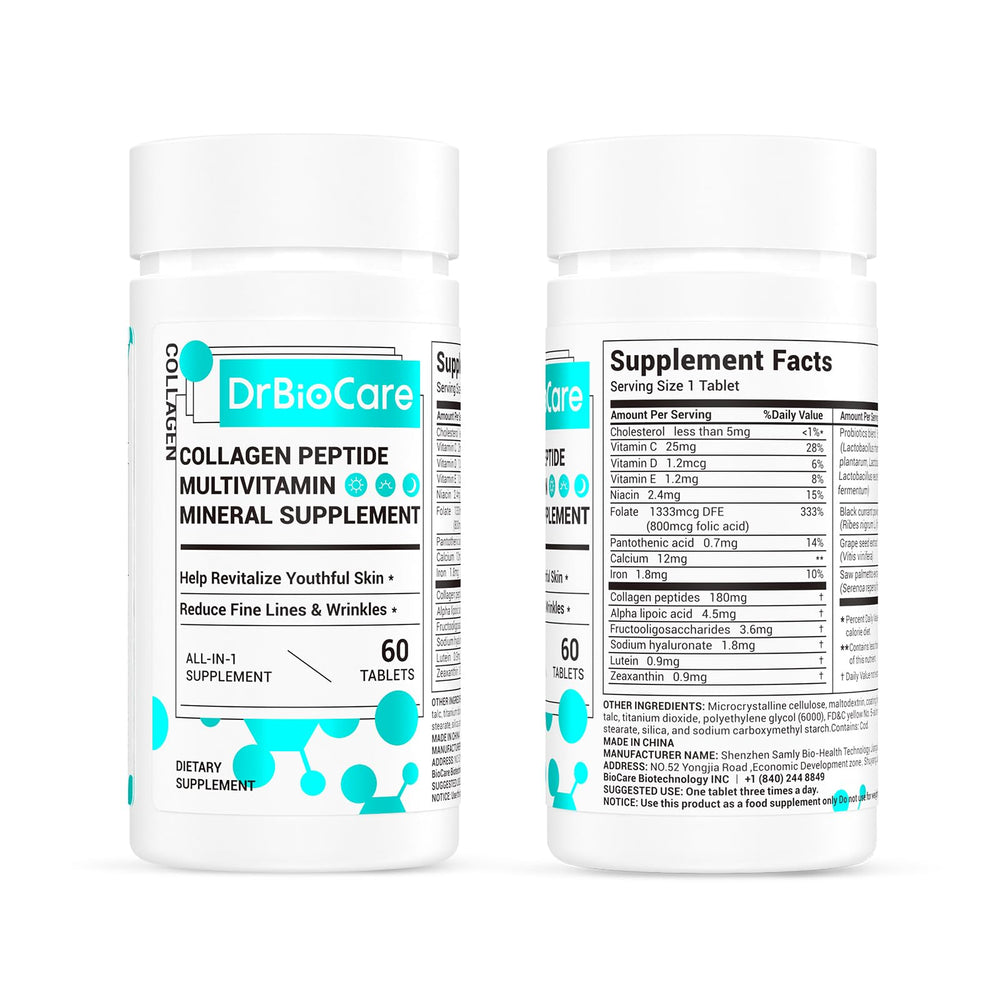 Skin hydration and elasticity concept with collagen peptides