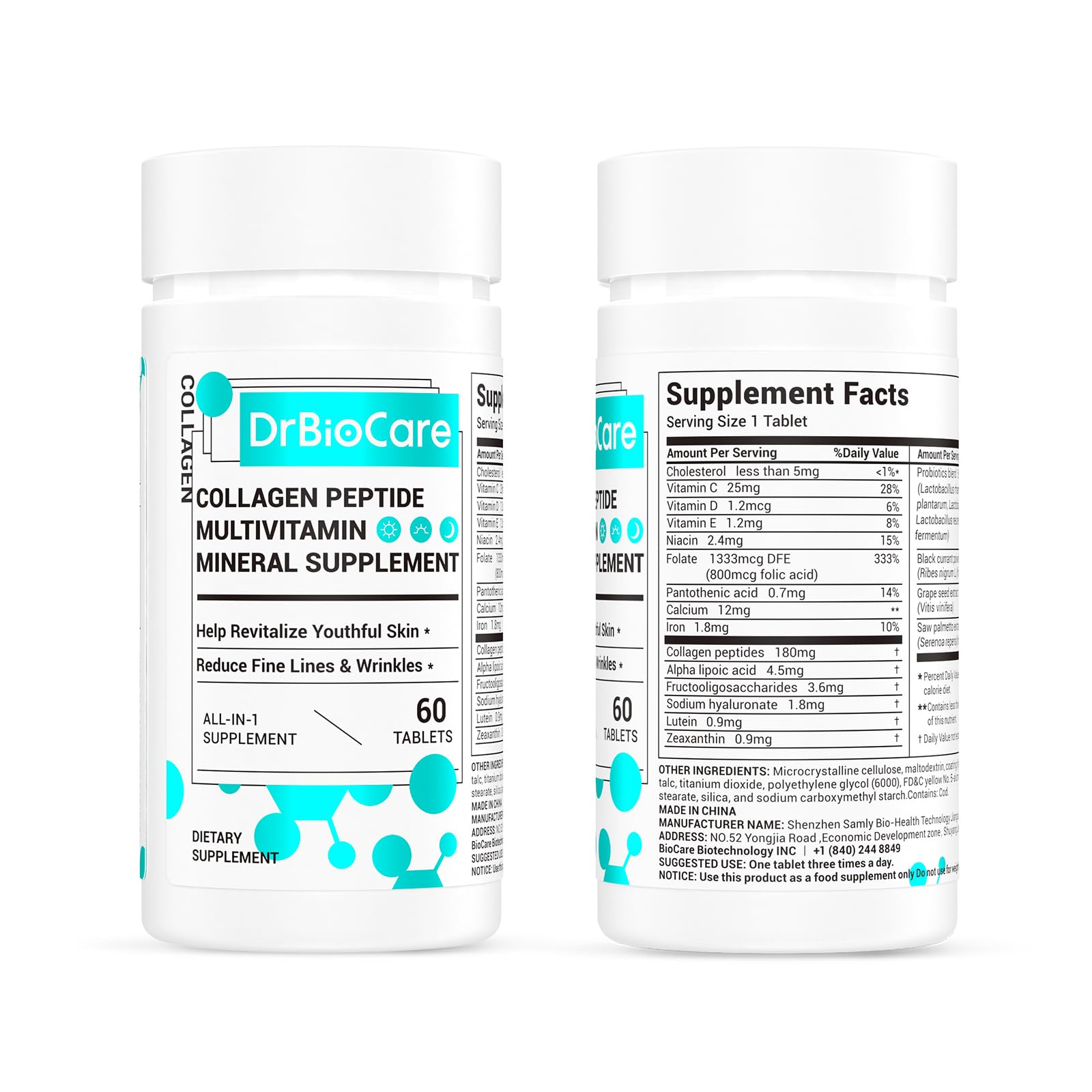 DrBioCare vitamin D3 probiotic blend supports overall wellness
