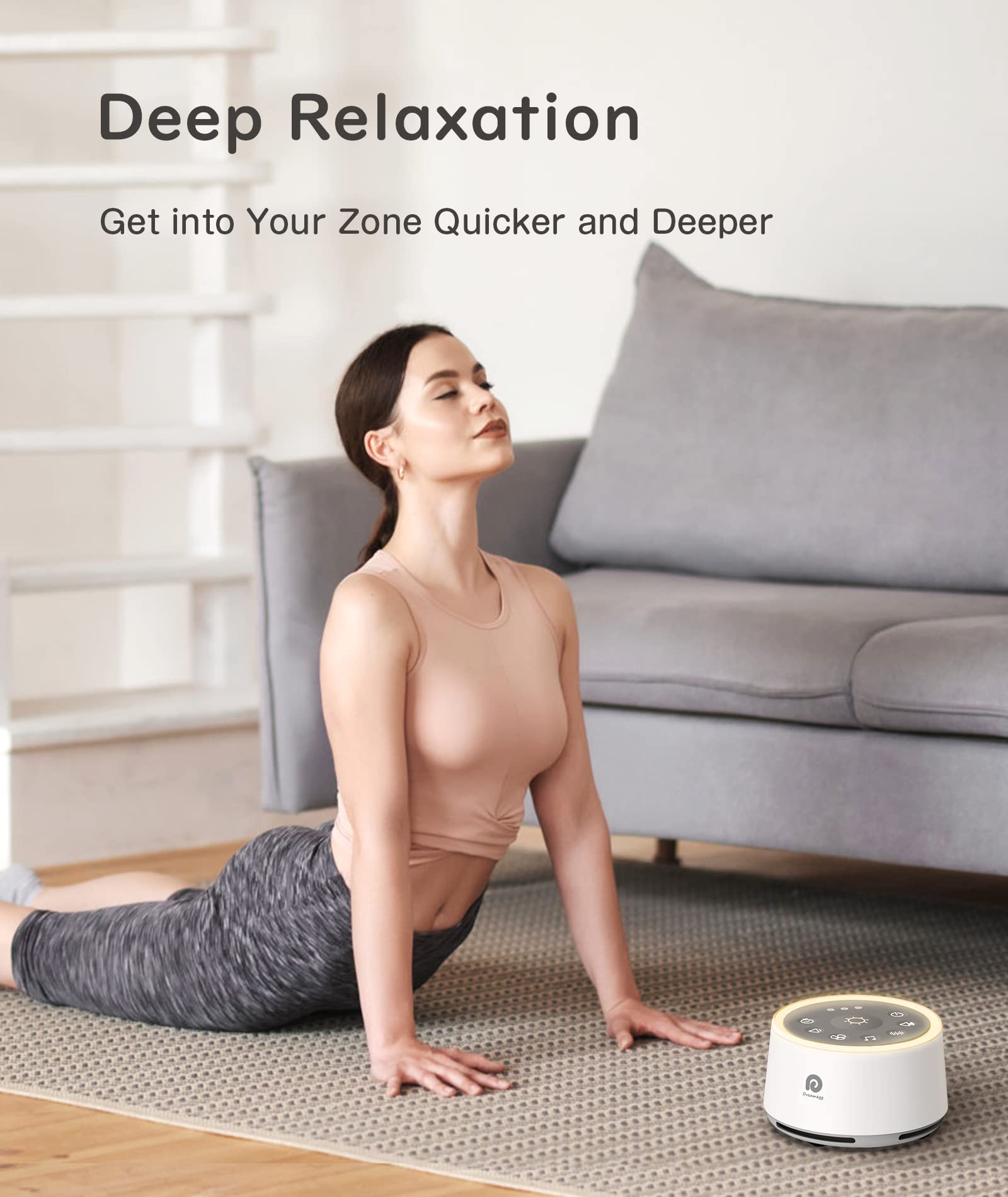 Dreamegg D1 in a family room setup suitable for baby and adults