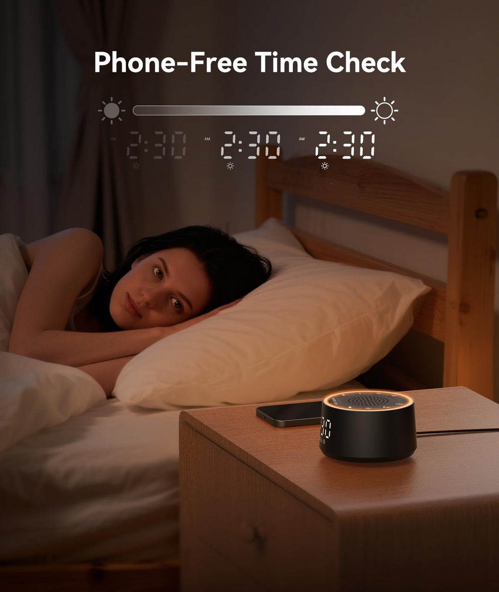 Dreamegg D1 Nova 9-minute snooze eases gradual morning ascent.